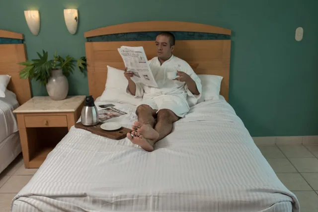 غرفة ديلوكس بسريرين مزدوجين بإطلالة على المدينة بشرفة، Casa Mexicana Cozumel 4/6