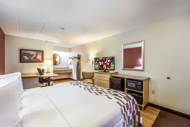 غرفة سوبيريور بسرير كينج، Red Roof Inn Detroit - Plymouth/Canton 1/9