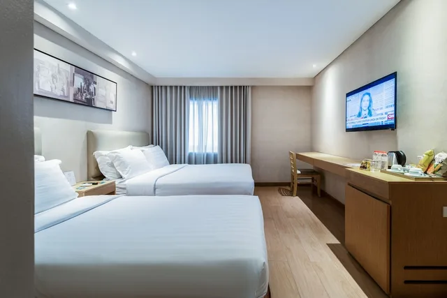 غرفة بزنس ثلاثية بسرير كوين وسرير فردي، Jinjiang Inn Ortigas 3/4