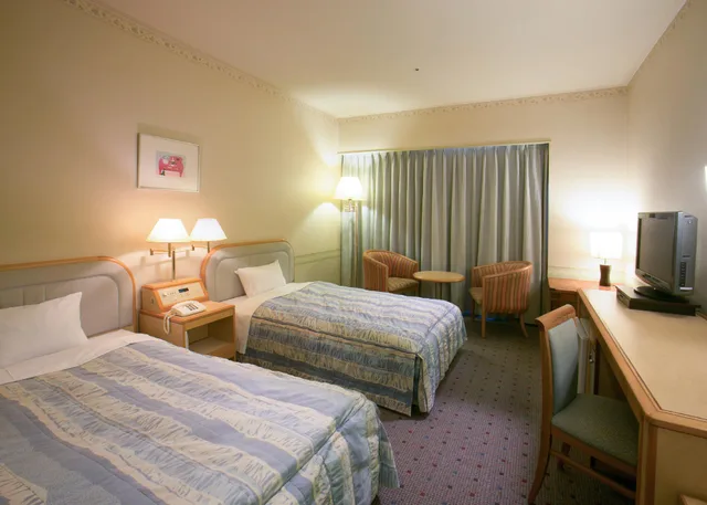 Semi Room, Deluxe, 2 Semi Double Beds, Smoking، Yamagata Nanokamachi Washington Hotel 1/1