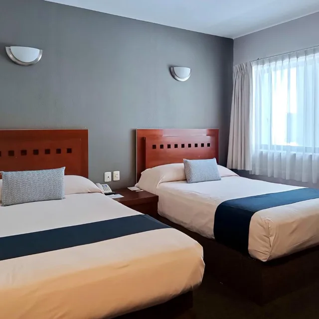 غرفة اقتصادية بسريرين مزدوجين، Hotel Panamerican 2/6