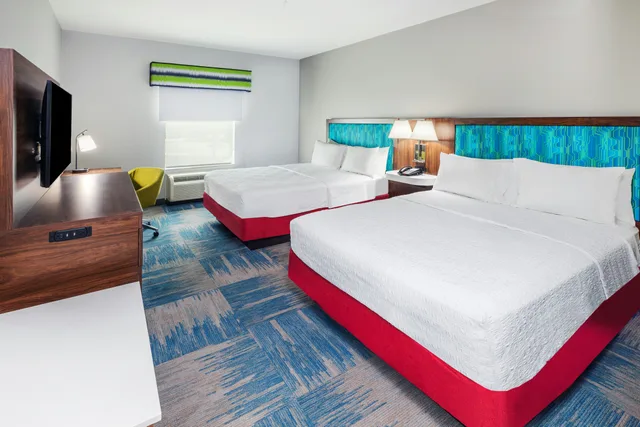 غرفة بسريرين كوين، Hampton Inn And Suites Houston I 10 Central 2/4