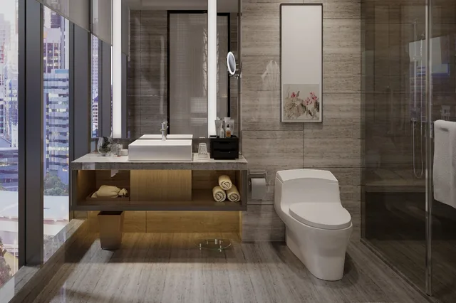 غرفة تنفيذية بسريرين مزدوجين، Courtyard By Marriott Hangzhou Xihu 4/6