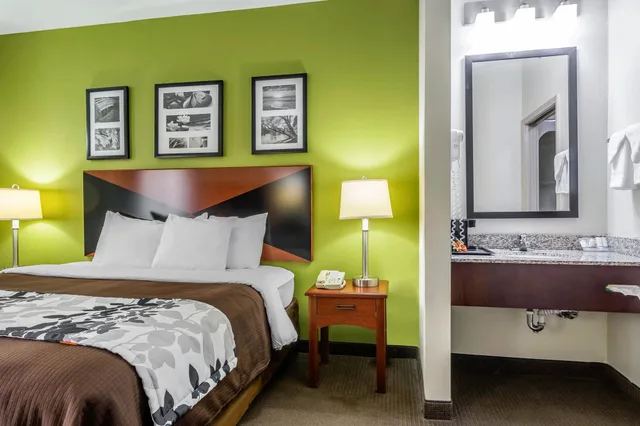 غرفة بسرير كوين لذوي الإعاقة، Sleep Inn Peachtree City - Atlanta 3/6