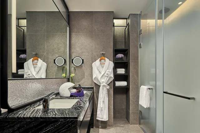 غرفة قياسية بسريرين مزدوجين لذوي الإعاقة، Crowne Plaza Shanghai Snow World by IHG 3/3