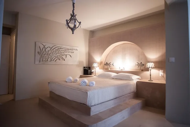 فيلا ديلوكس بسرير مزدوج مع أريكة، Porto Koundouros Villas 1/6