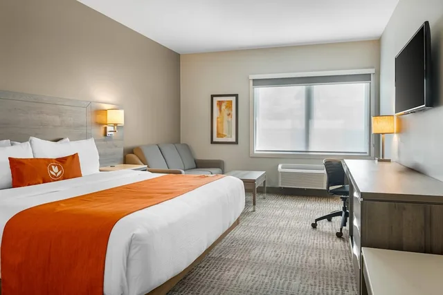 غرفة قياسية بسرير كينج مع أريكة، Amsterdam Inn & Suites Florenceville-Bristol, an Ascend Collection Hotel 1/7
