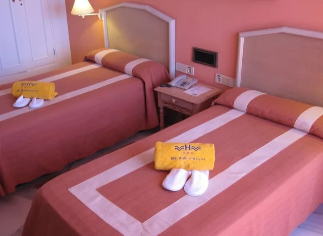 غرفة بسريرين منفصلين، Del Mar Hotel And Spa 5/8