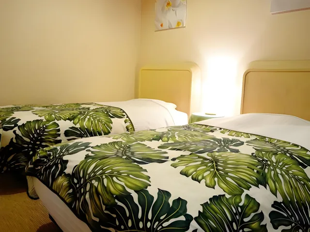 Tropical, Twin Beds، Breezbay Seaside Resort Matsushima 1/1