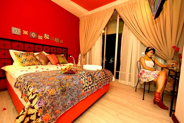 غرفة ديلوكس بسرير كينج، Langit-Langi Hotel Port Dickson 1/2