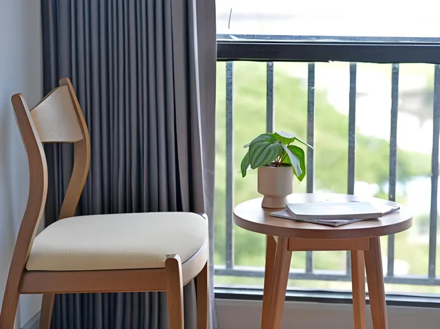 غرفة تنفيذية مفردة بإطلالة على المدينة، Vst Residence Thepharak 1/1
