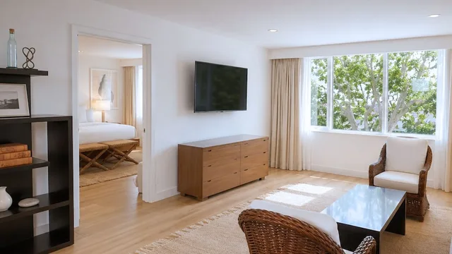 جناح فاخر بسرير كينج بغرفة نوم واحدة، Luxe Sunset Boulevard Hotel 5/8