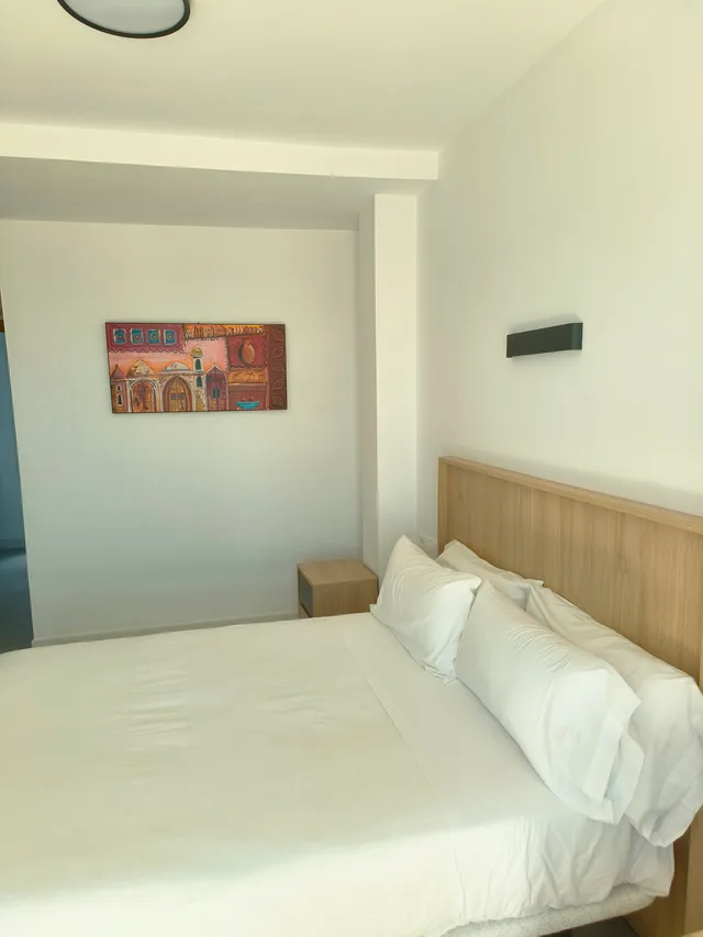 غرفة بسرير مزدوج بإطلالة على البحر، Hotel Mediterraneo 1/10