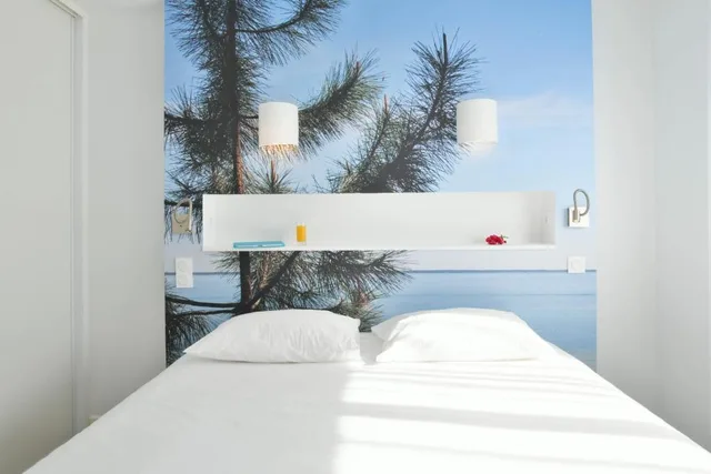 غرفة سوبيريور بسرير مزدوج بشرفة، HÔTEL LES VAGUES 4/4