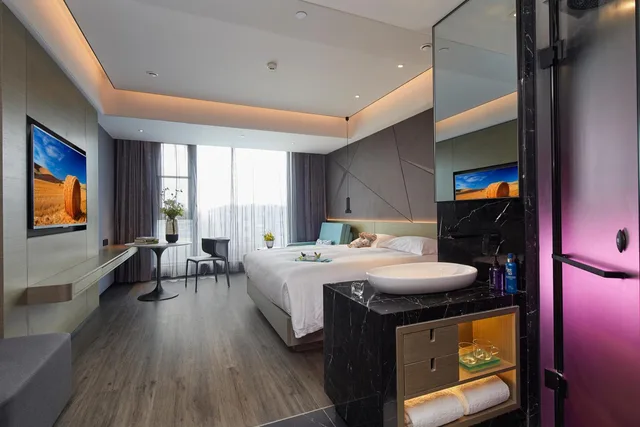 غرفة تنفيذية بسرير كينج وسرير كوين، Mercure Tai'an Centre 4/5