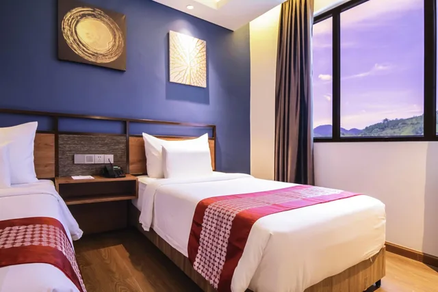 غرفة ديلوكس بسريرين منفصلين، Gayo Petro Hotel Takengon 7/8