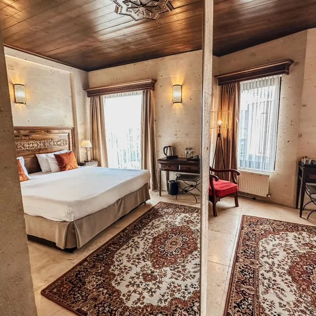 غرفة ديلوكس بسرير مزدوج بإطلالة على الجبل، Osmanli Manor Hotel 3/10