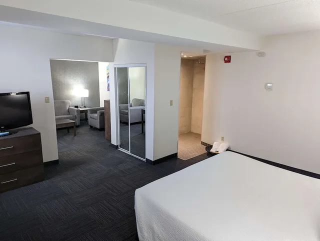 جناح بسرير كينج بمنطقة جلوس بحوض جاكوزي، Best Western Plus Toronto Airport Hotel 6/9