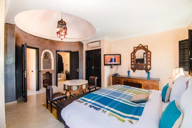 فيلا ديلوكس بسريرين كينج بـ4 غرف نوم بمسبح خاص، Residence Dar Lamia Marrakech 7/9