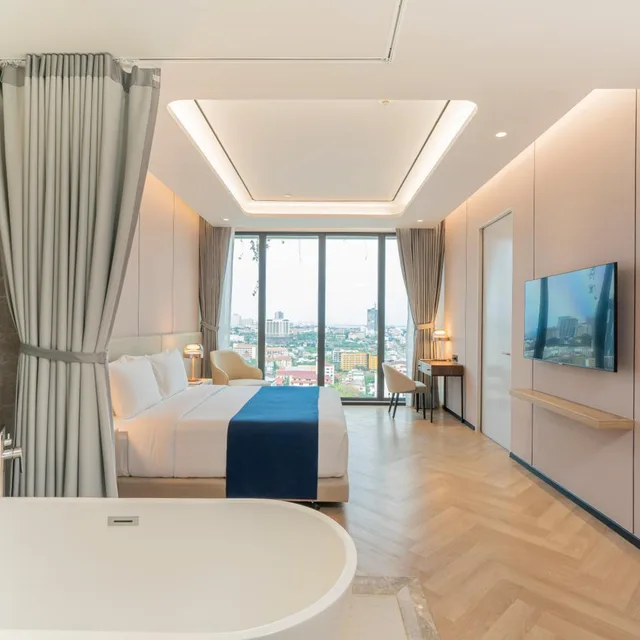 جناح شهر العسل بإطلالة على البحر، Arbour Hotel and Residence Pattaya (SHA Plus+) 5/10