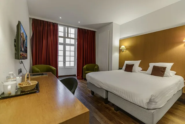 غرفة قياسية بسرير مزدوج، Hotel Bourgoensch Hof 3/10