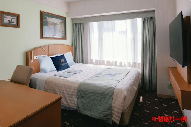 غرفة بسرير نصف مزدوج، Hotel Boston Plaza Kusatsu 2/10