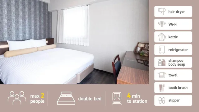 غرفة بسرير مزدوج، Nipponbashi Luxe Hotel 2/10