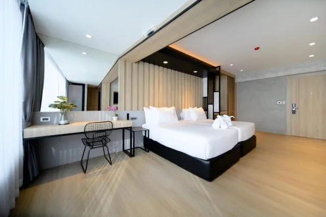 غرفة بريميوم ديلوكس بسرير مزدوج، Loft Bangkok Hotel 3/6