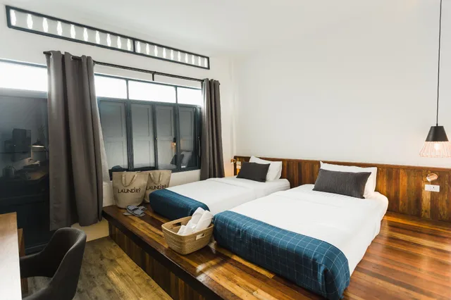 غرفة ديلوكس بسريرين منفصلين، Spinomad Hostel 1/1