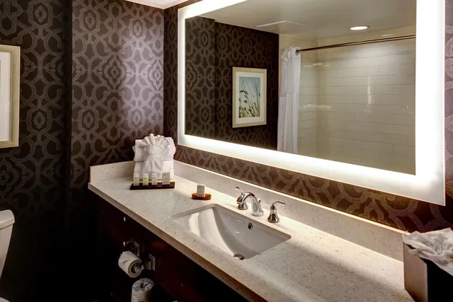 جناح بسريرين مزدوجين مع أريكة، Embassy Suites Williamsburg 4/7