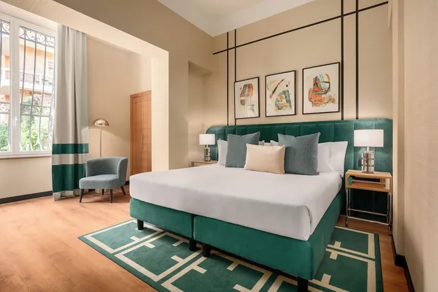 غرفة ديلوكس بسريرين منفصلين، Room Mate Collection Mia Rome Colosseum 4/8