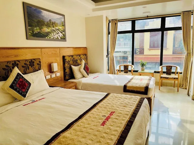 غرفة ديلوكس بسريرين كوين، Sapa Snow Hotel 6/10
