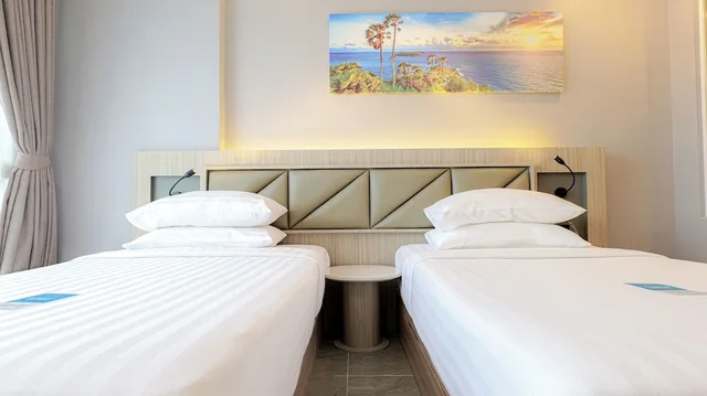 غرفة قياسية بسريرين منفصلين، Clarian Hotel Beach Patong 4/10