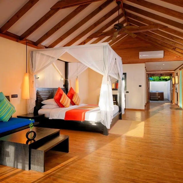 Premium Beach Villa with Whirlpool، Canareef Resort Maldives 6/9
