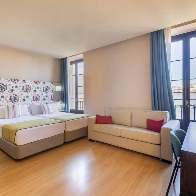 غرفة بسرير مزدوج بشرفة، Hotel Itaca Jerez 10/10