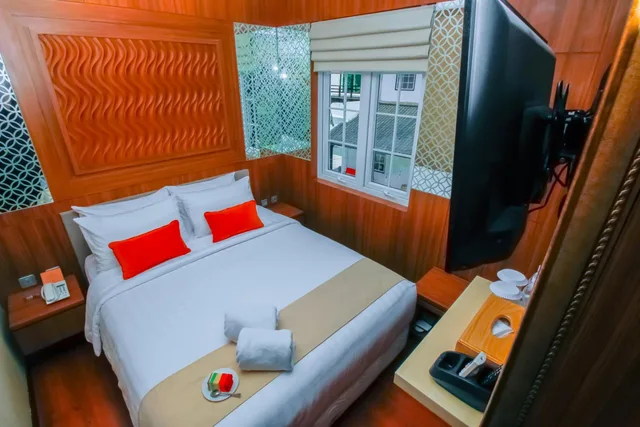 غرفة بسرير مزدوج بإطلالة على الحديقة، Petit Boutique Hotel Solo 3/4