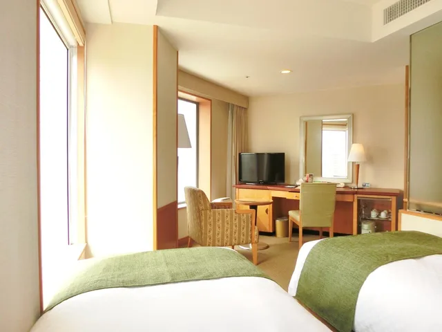 غرفة اقتصادية بسريرين منفصلين للمدخنين، Jr Hotel Clement Takamatsu 3/4