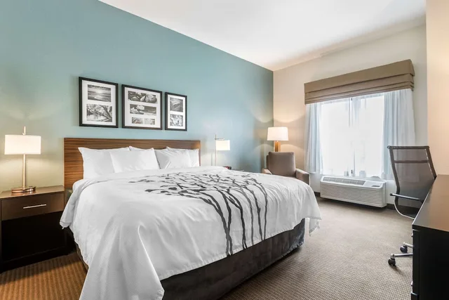 غرفة بسرير كينج لذوي الإعاقة، Sleep Inn & Suites West Des Moines near Jordan Creek 1/3