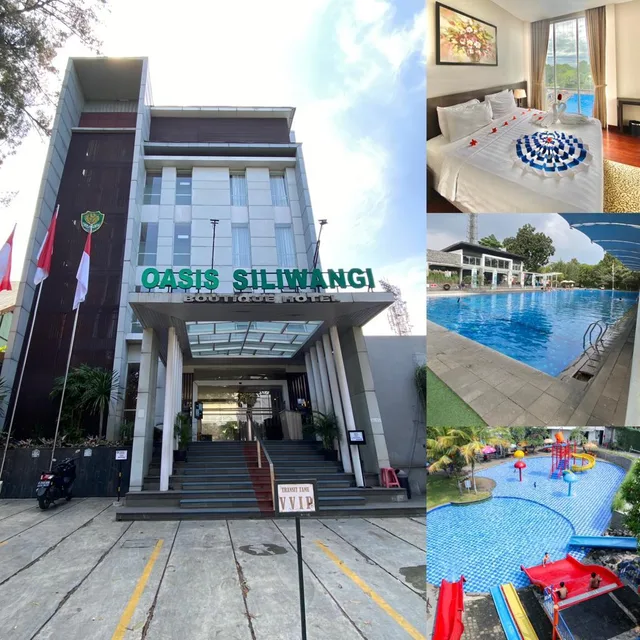 جناح ديلوكس بإطلالة على المسبح، Oasis Siliwangi Sport Hotel 2/2