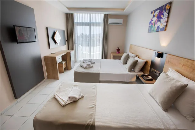 غرفة قياسية بسرير مزدوج أو سريرين منفصلين، Alanya Risus Park Hotel 9/10