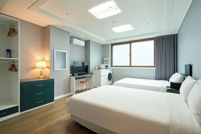 غرفة عائلية بسريرين مزدوجين، Yeongdeungpo Vip Hotel 3/10