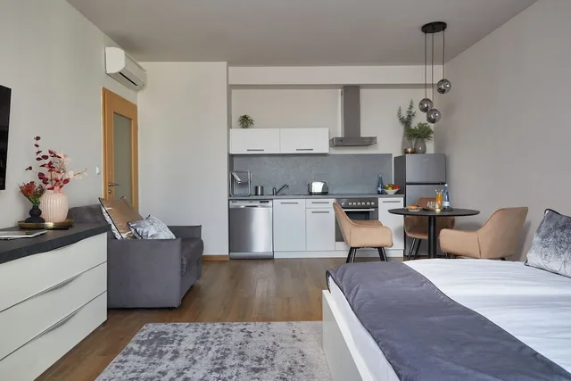 شقة استوديو بسرير كوين مع أريكة، 7Seasons Apartments Budapest 3/7