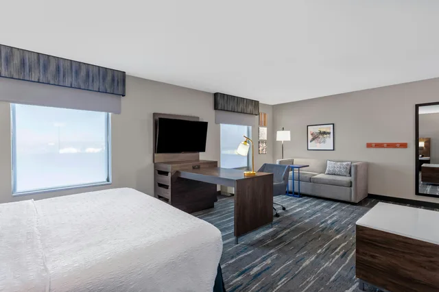 استوديو بسرير كينج مع أريكة، Hampton Inn Suites Richmond 1/3