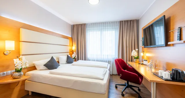 غرفة كومفورت بسرير مزدوج، PLAZA INN Braunschweig City Sud 2/4