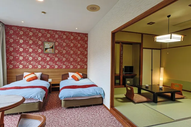 غرفة يابانية غربية عائلية، Hinotanionsen Misugi Resort 1/3