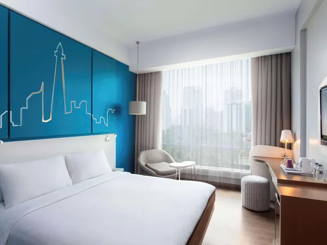 غرفة ديلوكس بسرير مزدوج أو سريرين منفصلين بإطلالة على المدينة، ALL SEASONS JAKARTA THAMRIN 1/7