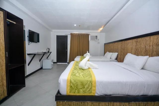غرفة رباعية بسرير مزدوج، Bamboo Beach Resort Bar And Restaurant 6/10