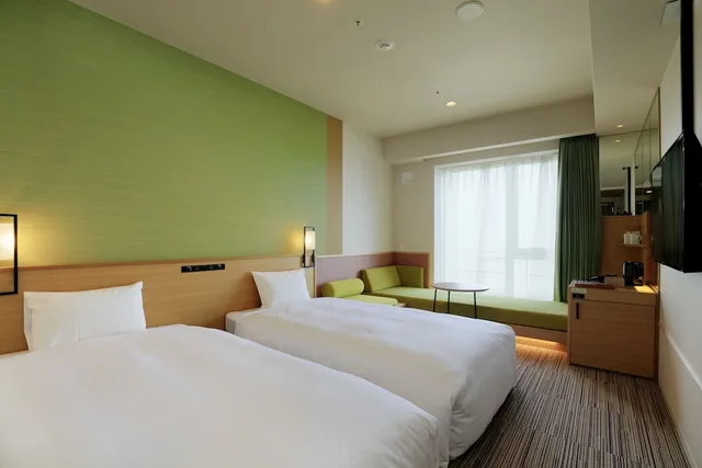 غرفة بسريرين منفصلين في طابق مرتفع، The Singulari Hotel And Skyspa At Universal Studios Japan 1/3