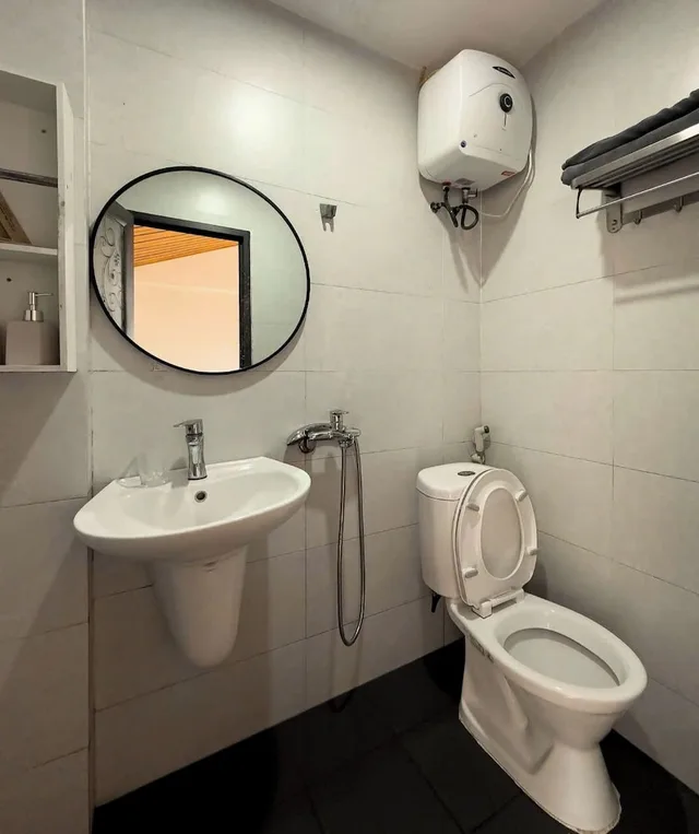 غرفة عائلية بسريرين كوين بإطلالة على المسبح، Catba Oasis Bungalows - Hostel 6/7