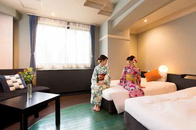 Semi Room, Deluxe, 2 Semi Double Beds, HOTEL SASARINDOU 3/3